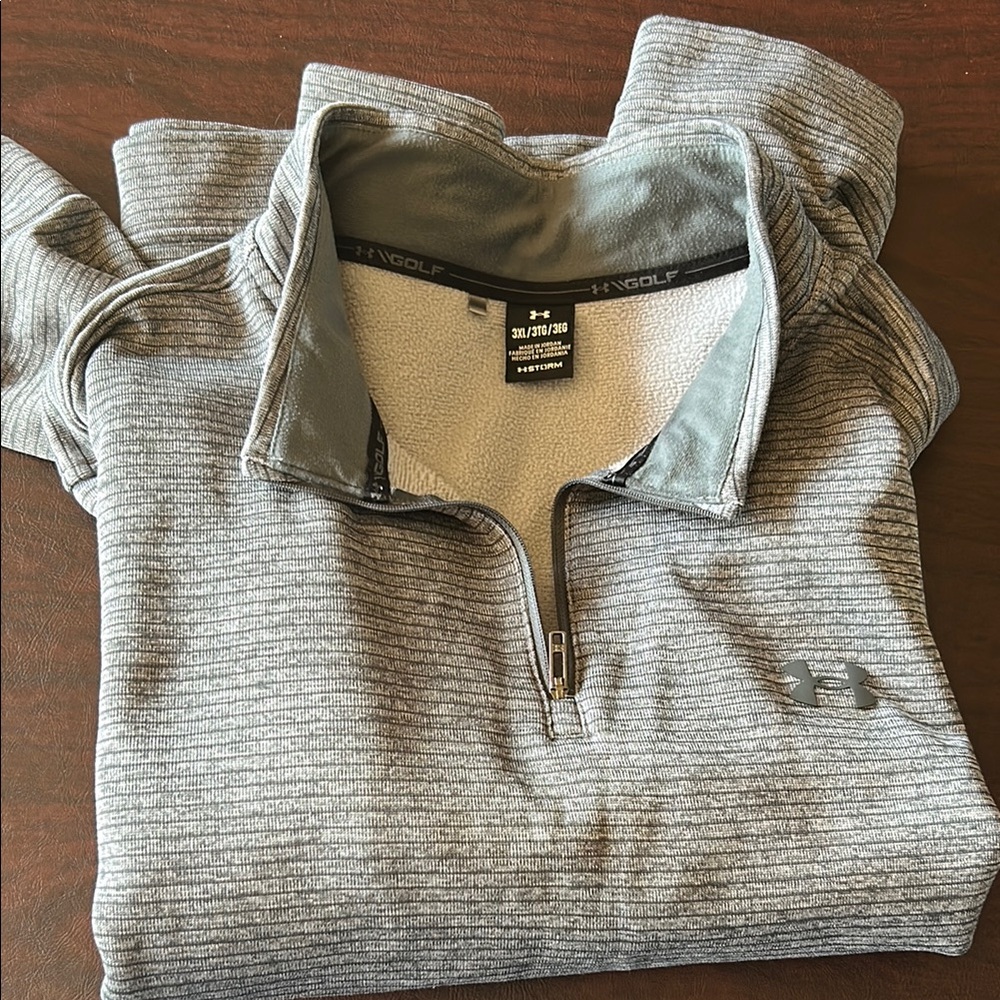 Under Armour Gray Quarter-Zip Sweatshirt